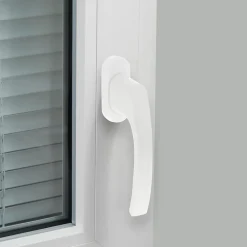 Poignée de fenêtre Minia PVC blanc l.2,9 x H.15,4 x P.6 cm* Poignée De Fenêtre