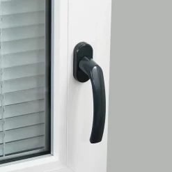Poignée de fenêtre Miniac gris l.2,9 x H.14,5 x P.6 cm* Poignée De Fenêtre
