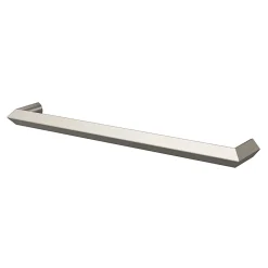 GoodHome Poignée de meuble Droit Keri effet nickel satin gris l.170mm x l.11mm x H. 27mm entraxe 160mm* Poignée De Meuble