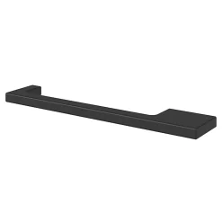 GoodHome Poignée de meuble Droit Skej aluminium mat noir l.158mm x l.7mm x H. 30mm entraxe 128mm* Poignée De Meuble