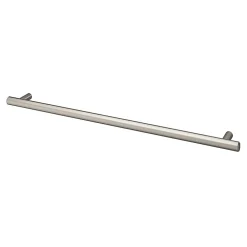 GoodHome Poignée de meuble en T Dizel acier effet nickel satin gris l.360mm x l.12mm x H. 35mm entraxe 320mm* Poignée De Meuble