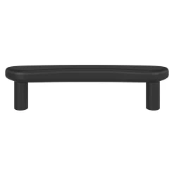 Hot GoodHome Poignée de meuble en T Armel aluminium mat noir l.120mm x l.17mm x H. 30mm entraxe 96mm