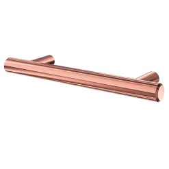 GoodHome Poignée de meuble en T Dizel acier doré l.136mm x l.12mm x H. 35mm entraxe 96mm* Poignée De Meuble