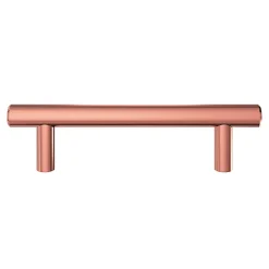 GoodHome Poignée de meuble en T Dizel acier doré l.136mm x l.12mm x H. 35mm entraxe 96mm* Poignée De Meuble