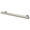 Clearance GoodHome Poignée de meuble en T Dizel acier effet nickel satin gris l.200mm x l.12mm x H. 35mm entraxe 160mm