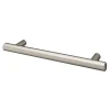 GoodHome Poignée de meuble en T Dizel acier effet nickel satin gris l.168mm x l.12mm x H. 35mm entraxe 128mm* Poignée De Meuble