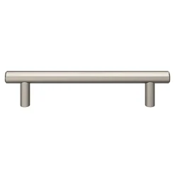 GoodHome Poignée de meuble en T Dizel acier effet nickel satin gris l.168mm x l.12mm x H. 35mm entraxe 128mm* Poignée De Meuble