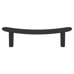 Online GoodHome Poignée de meuble en T Meham mat noir l.130mm x l.20mm x H. 34mm entraxe 96mm