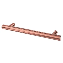 New GoodHome Poignée de meuble en T Dizel acier doré l.168mm x l.12mm x H. 35mm entraxe 128mm