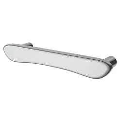 GoodHome Poignée de meuble en T Armel aluminium effet chromé gris l.120mm x l.17mm x H. 30mm entraxe 96mm* Poignée De Meuble