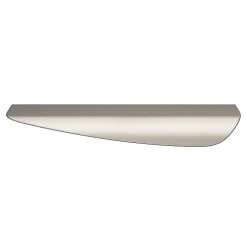 Best GoodHome Poignée de meuble Incurvé Mehaban effet nickel satin gris l.170mm x l.44mm x H. 18mm entraxe 128mm