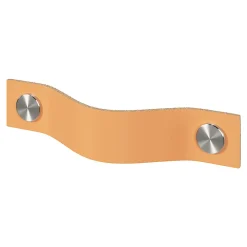 Outlet GoodHome Poignée de meuble nœud Hezo marron claire l.12.3cm x h.2.4cm x p.2.1cm
