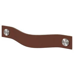 Best GoodHome Poignée de meuble nœud Hezo marron foncé l.15.3cm x h.2.4cm x p.2.5cm