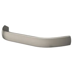 Sale GoodHome Poignée de meuble nœud Irvil aluminium effet nickel satin gris l.110mm x l.12mm x H. 30mm entraxe 96mm