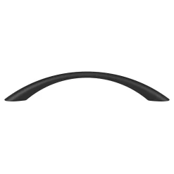 New GoodHome Poignée de meuble nœud Primel mat noir l.160mm x l.9mm x H. 27mm entraxe 128mm