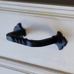 Poignée de meuble nœud Gwareg acier noir l.127mm x H. 27mm entraxe 102mm* Poignée De Meuble
