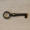 Outlet Poignée de meuble Rohan effet laiton satin doré l.x H. entraxe mm