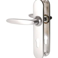 Outlet Vachette Poignée de porte d'entrée - Jazz - - Gris - Clé I - 195 mm
