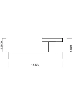 Katchmee Poignée de porte design à cylindre finition aspect chrome mat Sofia -* Poignée Sur Plaque