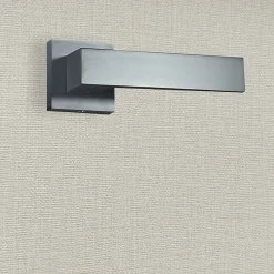 Katchmee Poignée de porte design finition aspect noir mat Paola -* Poignée Sur Plaque