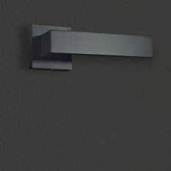 Katchmee Poignée de porte design finition aspect noir mat Paola -* Poignée Sur Plaque