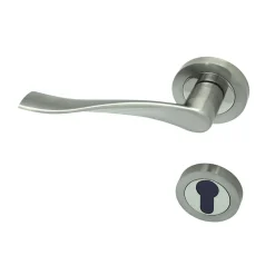 Reivilo Poignée de porte d'intérieur à cylindre Livourne* Poignée Sur Rosace