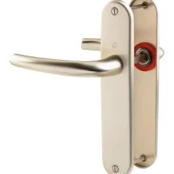 Hot Hoppe Poignée de porte intérieure - San diego - Et Cie - Beige ivoire - Bec de cane - 165 mm