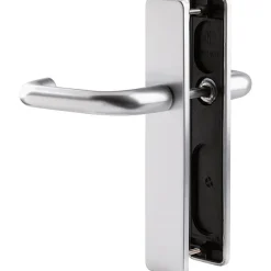 Discount Vachette Poignée de porte intérieure - Bercy - - Gris argent - Bec de cane - 195 mm
