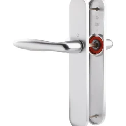 New Hoppe Poignée de porte intérieure - Verona - Et Cie - Gris argent - Bec de cane - 195 mm