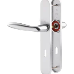 Best Hoppe Poignée de porte intérieure - Verona - Et Cie - Gris argent - Clé L - 195 mm