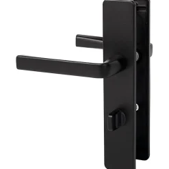 Best Vachette Poignée de porte intérieure - Kaza - - Noir basalt - Condamnation - 195 mm