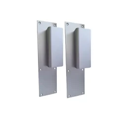 New Duval Poignée de porte palière - - Gris argent - Bec de cane