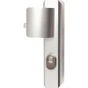 Outlet Vachette Poignée de porte palière blindée - Secumax - - Gris argent - Clé I - 195 mm