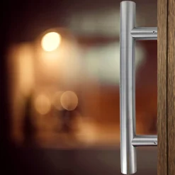 Secury-T Poignée de tirage - Baton de maréchal - Inox 304 - Droit 90 degrés 1400mm