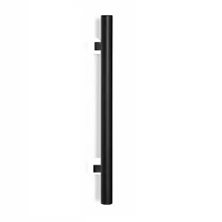 Outlet Hardwarexchange Poignée de tirage Diamètre 30 mm - Entraxe300 - S75 - L450 mm - INOX 304 Laqué RAL 9005 Noir Mat