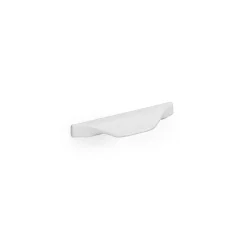 Sale Niubo Poignée en aluminium avec finition blanche, dimensions: 72x8x20mm et inserts: 32mm-
