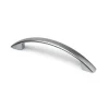 Niubo Poignée en Zamak, finition chrome mat, dimensions: 124x11x26mm et inserts: 96mm-* Poignée De Meuble