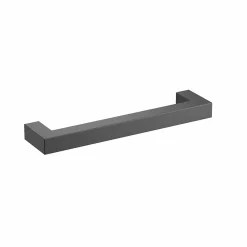 Clearance Hardwarexchange Poignée pour meubles en Acier inox Entraxe 128 Vernis noir mat
