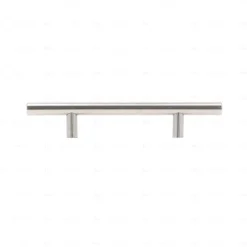 Hot Hardwarexchange Poignée pour meubles en Acier inox Entraxe 96 finition en acier inox satiné