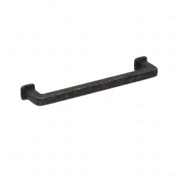 Hardwarexchange Poignée pour meubles en zamac Entraxe 128 Fer noir vintage