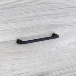 Best Hardwarexchange Poignée pour meubles en zamac Entraxe 160 Vernis noir mat