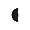 Outlet Reivilo Poignée pour porte coulissante DESIGN demi-lune noir mat - KATCHMEE