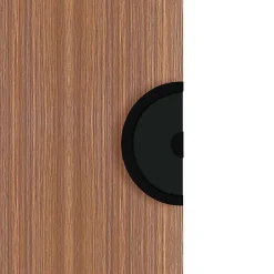 Outlet Reivilo Poignée pour porte coulissante DESIGN demi-lune noir mat - KATCHMEE