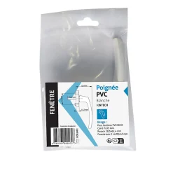 Clearance Acbat Poignée PVC blanc pour fenêtre L.118mm