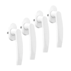 Outlet Acbat Poignée PVC blanc pour fenêtre L.118 mm vendue par 3 pièces