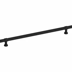 Vidaxl Poignées d armoire 5 pcs noir 224 mm acier inoxydable* Poignée De Meuble