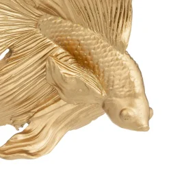 Sale Atmosphera Créateur D'Intérieur Poisson déco Jil en résine H12cm doré - Multicolore- Atmosphera