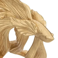 Sale Atmosphera Créateur D'Intérieur Poisson déco Jil en résine H12cm doré - Multicolore- Atmosphera