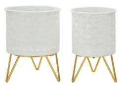 Mauro Ferretti PorteVase Carly Set 2 pièces Diamètre 16 x 20 13 x 20 cm