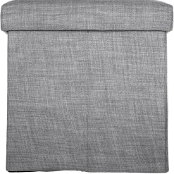 Atmosphera Pouf coffre pliable Tomaz - L. 38 x H. 38 cm* Pouf Et Poire